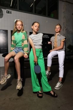 Groene Indian Blue Jeans Pantalon Wide Pants Pantalon