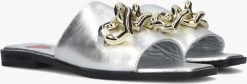 Zilveren Love Moschino Slippers Ja28222