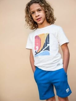 Blauwe Street Called Madison Korte Broek Flex