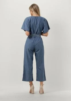 Blauwe Vanessa Bruno Jumpsuit Lelie