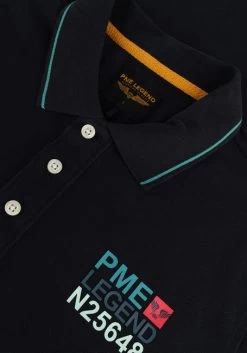 Blauwe Pme Legend Polo Short Sleeve Polo Stretch Pique Package -Mode Kledingwinkel 249127 6