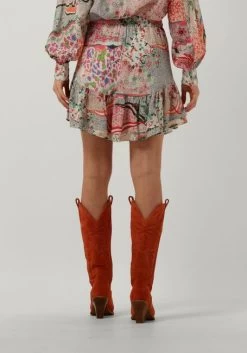 Multi Alix The Label Minirok Ladies Woven Fancy Mix Skirt