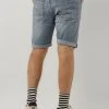 Blauwe G-star Raw Korte Broek 3301 Slim Short -Mode Kledingwinkel 249288 2
