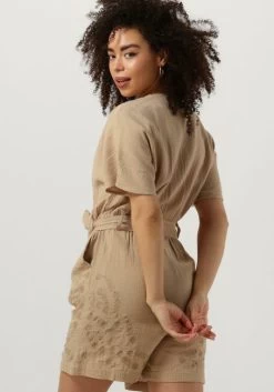 Beige Y.a.s. Jumpsuit Yascecilia Ss Playsuit S.
