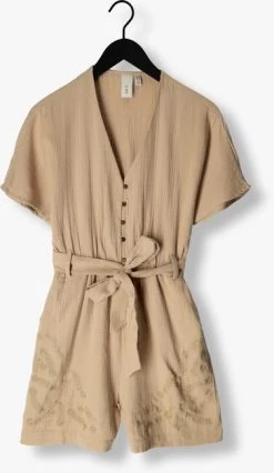 Beige Y.a.s. Jumpsuit Yascecilia Ss Playsuit S. -Mode Kledingwinkel 249550 5