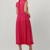 Fuchsia Y.a.s. Midi Jurk Yaslola Sl Long Dress S. -Mode Kledingwinkel 249562 2