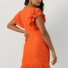 Oranje Colourful Rebel Mini Jurk Zorah Broderie Dress -Mode Kledingwinkel 249600 2