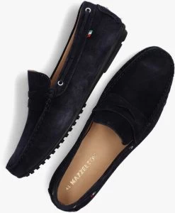 Donkerblauwe Mazzeltov Mocassins 02-02 -Mode Kledingwinkel 249712 5