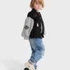 Zwarte Alix Mini Kids Knitted Sweat Bomber Jacket -Mode Kledingwinkel 249793 8