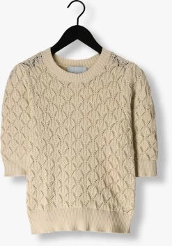 Zand Minus T-shirt Lamina Half Sleeve Knit Pullover -Mode Kledingwinkel 250319 5