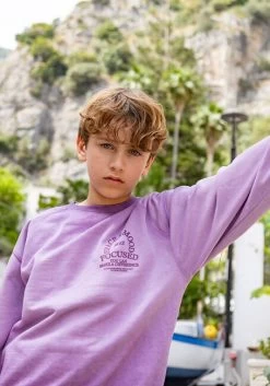 Paarse Vingino Sweater Noy (oversized Fit)