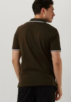 Groene Lyle & Scott Polo Tipped Polo Shirt