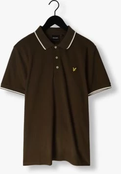 Groene Lyle & Scott Polo Tipped Polo Shirt -Mode Kledingwinkel 250762 5
