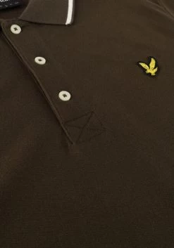 Groene Lyle & Scott Polo Tipped Polo Shirt -Mode Kledingwinkel 250762 6