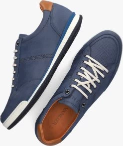Blauwe Van Lier Lage Sneakers 2318128 -Mode Kledingwinkel 251179 5
