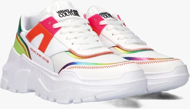 Witte Versace Jeans Lage Sneakers Fondo Speedtrack 3 Witte Versace Jeans Lage Sneakers Fondo Speedtrack