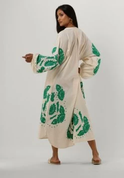 Mode Kledingwinkel 3 Gebroken Wit Sissel Edelbo Midi Jurk Rikke Organic Cotton Shirt Dress