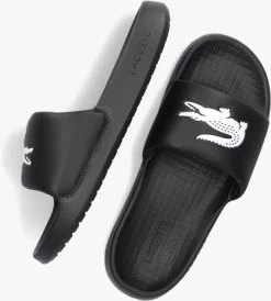 Zwarte Lacoste Badslippers Serve Slide 1.0 -Mode Kledingwinkel 252126 5