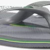 Grijze Havaianas Teenslippers Brasil Logo Dames -Mode Kledingwinkel 253597 1