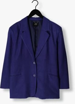 Grijze Alix The Label Blazer Ladies Woven Boucle Oversized Blazer -Mode Kledingwinkel 254432 5