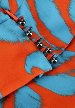 Oranje Vanilia Top Tropic Leaf Top -Mode Kledingwinkel 256993 6