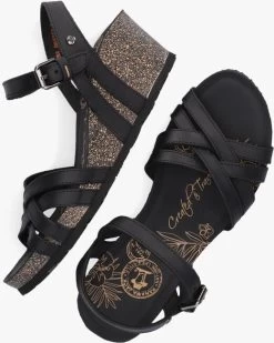 Zwarte Panama Jack Sandalen Vera -Mode Kledingwinkel 80804 5