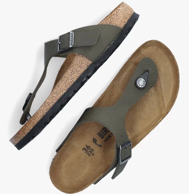 Groene Birkenstock Teenslippers Gizeh Kids 4 Groene Birkenstock Teenslippers Gizeh Kids - Afbeelding 2